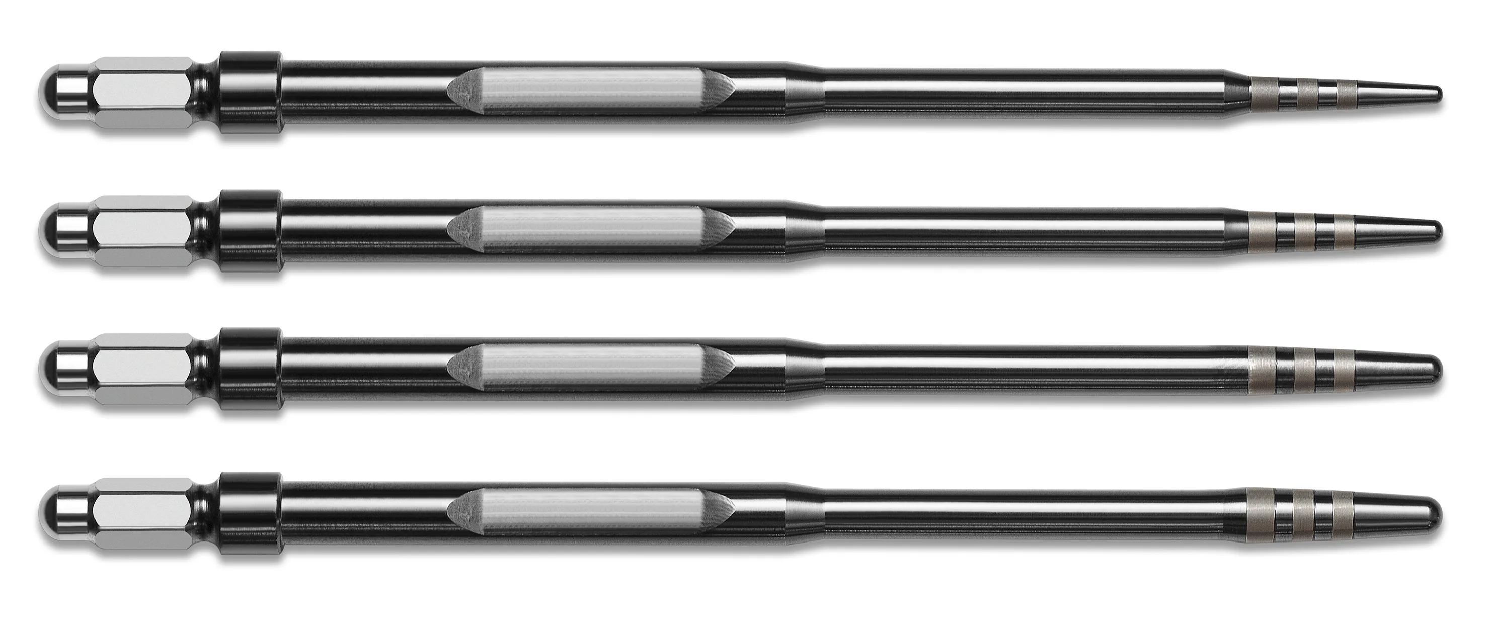 Set completo 5 osteotomi Black Ruby BR1-BR5 allineati